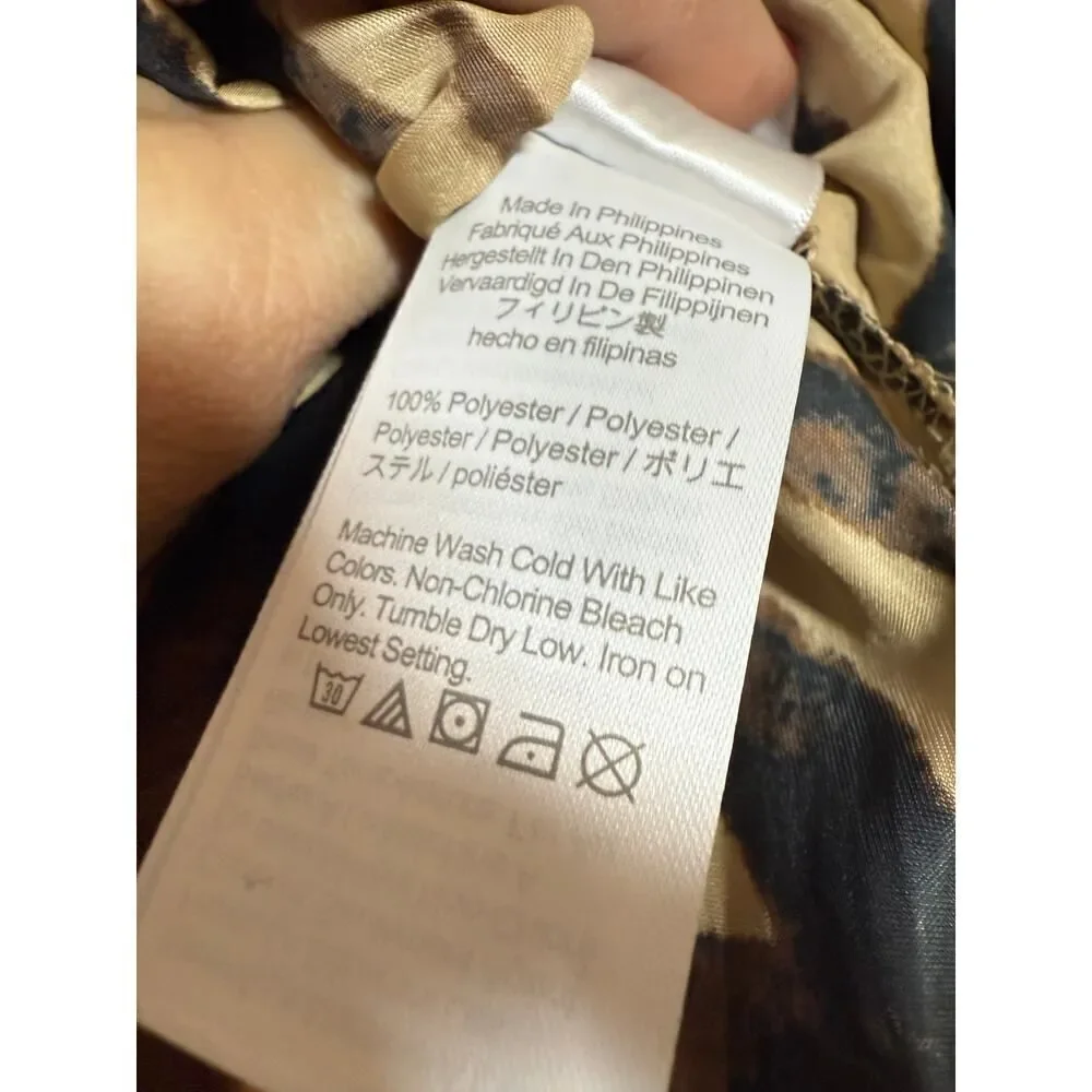 NWT J. Crew Featherweight Satin Skirt in Zebra Sz. 4